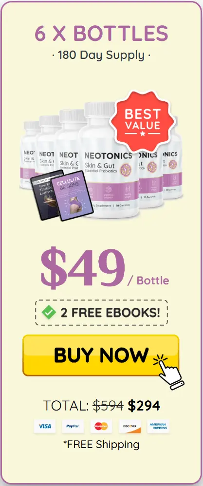 Neotonics Buy 6 Bottle